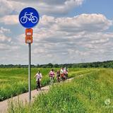 Bild: Na europejskiej trasie rowerowej nad Wisłą w Małopolsce